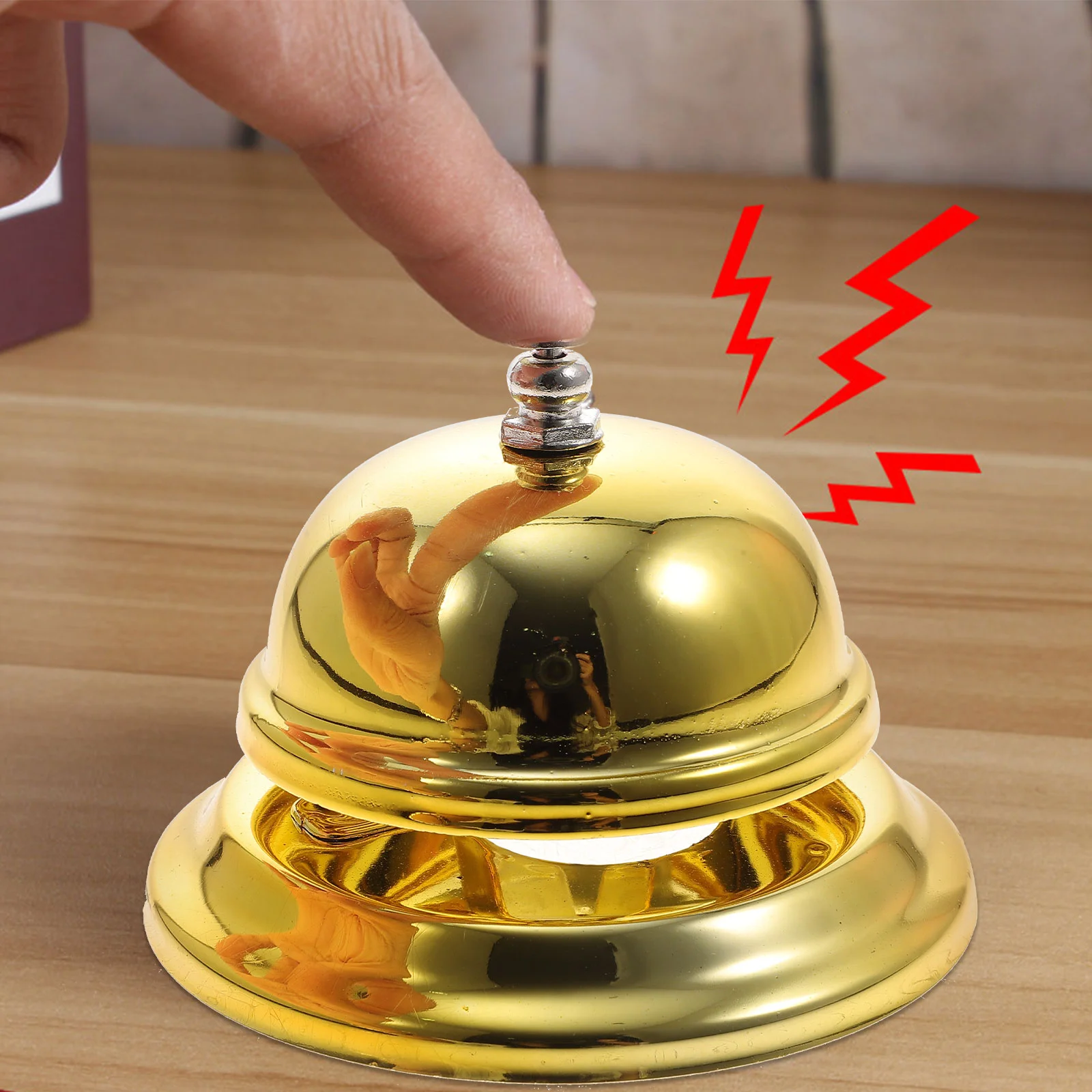 Restaurant Service Bells Alloy Ring Bell Vintage Table Dinner Bells Hotel Bells Customer Serving Bells 8.5x8.5x5.5cm
Restaurant Service Bells Alloy Ring Bell Vintage Table Dinner Bells Hotel Bells Customer Serving Bells 8.5x8.5x5.5cm