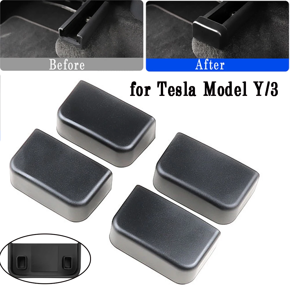 4x Car Rear Seat Slide Rail Anti-Kick Rubber Plug Protective Cover For Tesla Model Y/3 2020-2021 Interior Cover
4x Car Rear Seat Slide Rail Anti-Kick Rubber Plug Protective Cover For Tesla Model Y/3 2020-2021 Interior Cover