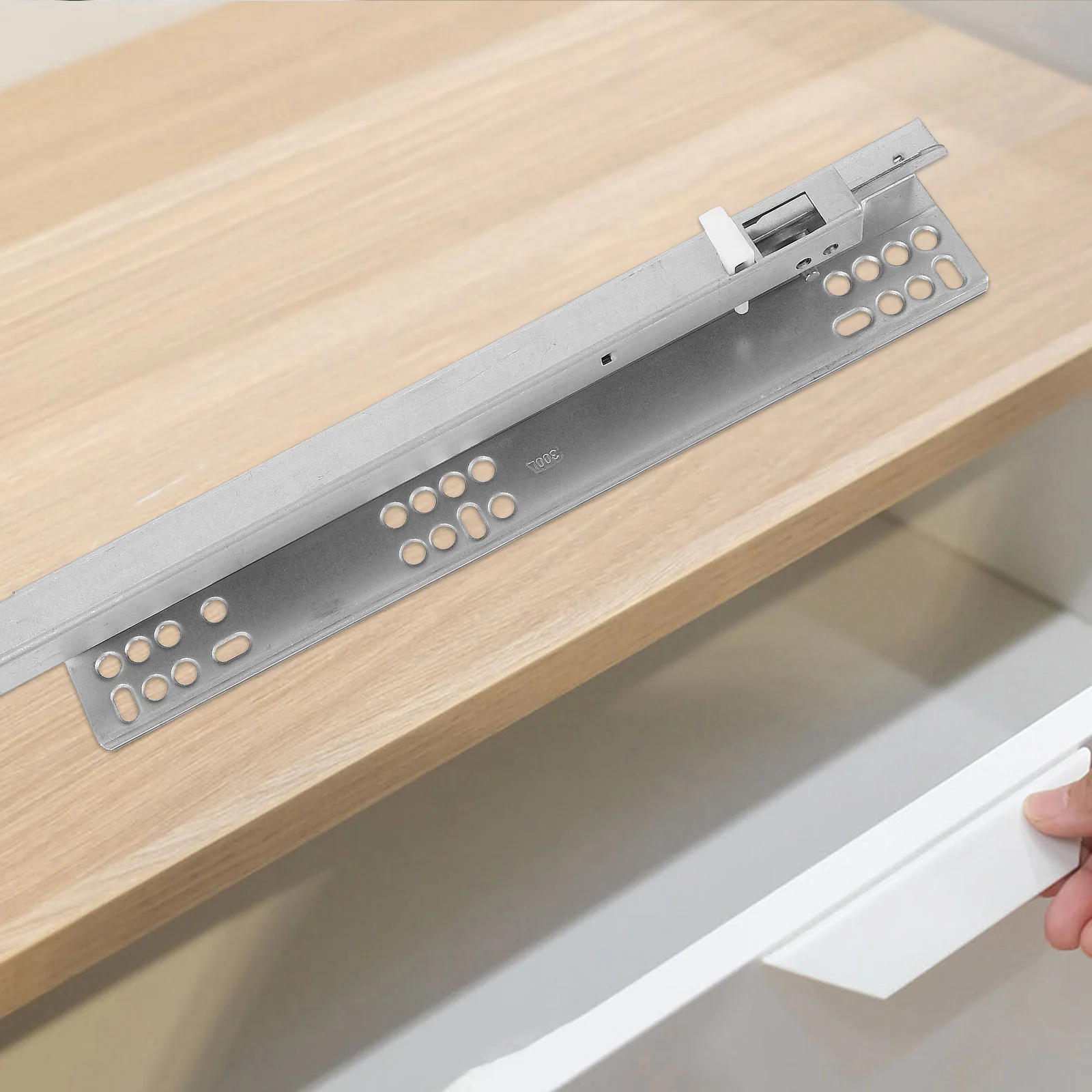 2 Pcs Hidden Buffer Slide Bottom Mounted Drawer Slides Replacement Parts Cabinet Full Extension Guide Rails Kitchen
2 Pcs Hidden Buffer Slide Bottom Mounted Drawer Slides Replacement Parts Cabinet Full Extension Guide Rails Kitchen