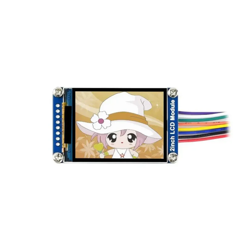 

Waveshare General 2inch IPS LCD Display Module, IPS Screen, 240*320 Resolution, SPI Interface