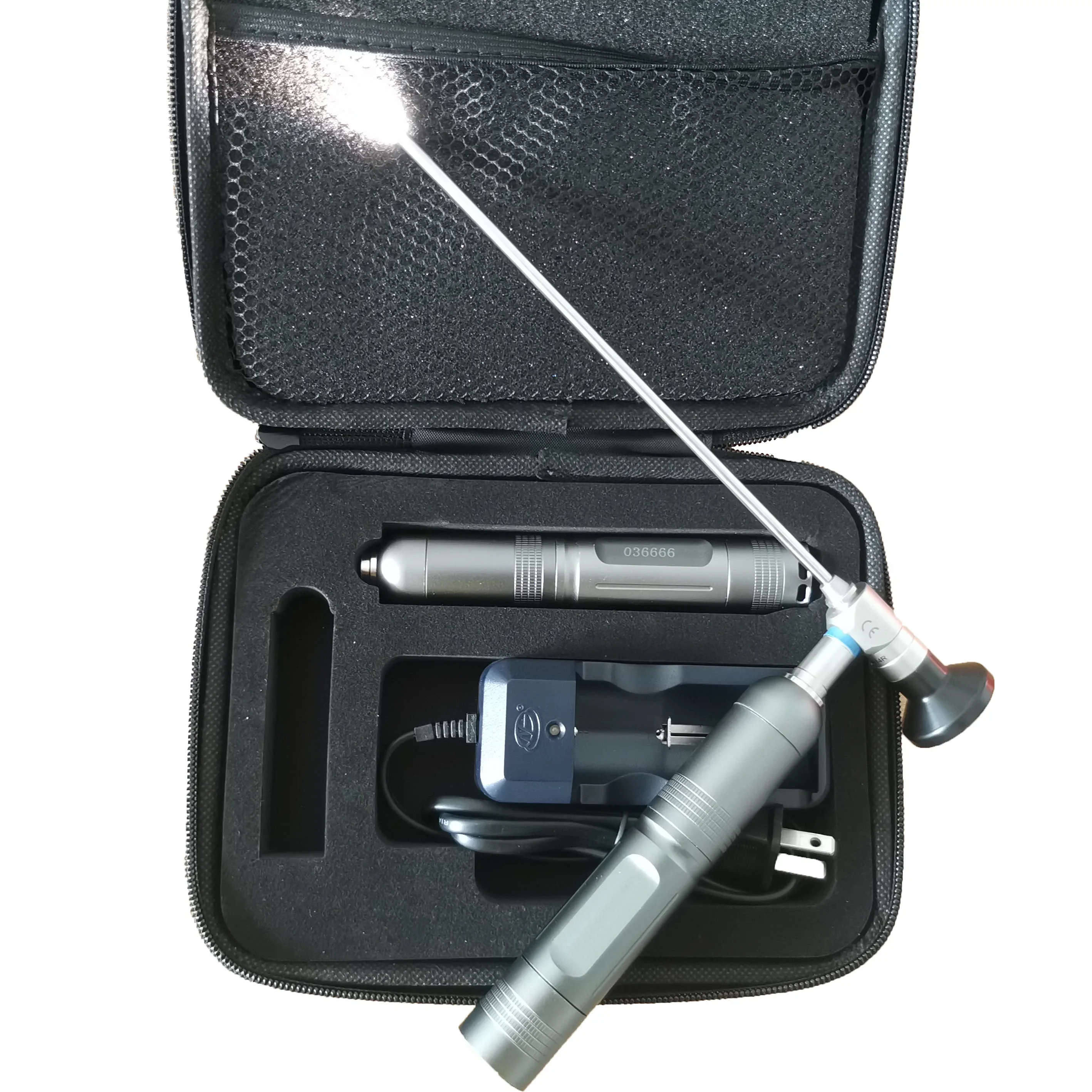 Portable endoscopy LED light source, Rechargeable LED cold light source for otoscope, sinuscope, cystoscope
Portable endoscopy LED light source, Rechargeable LED cold light source for otoscope, sinuscope, cystoscope
