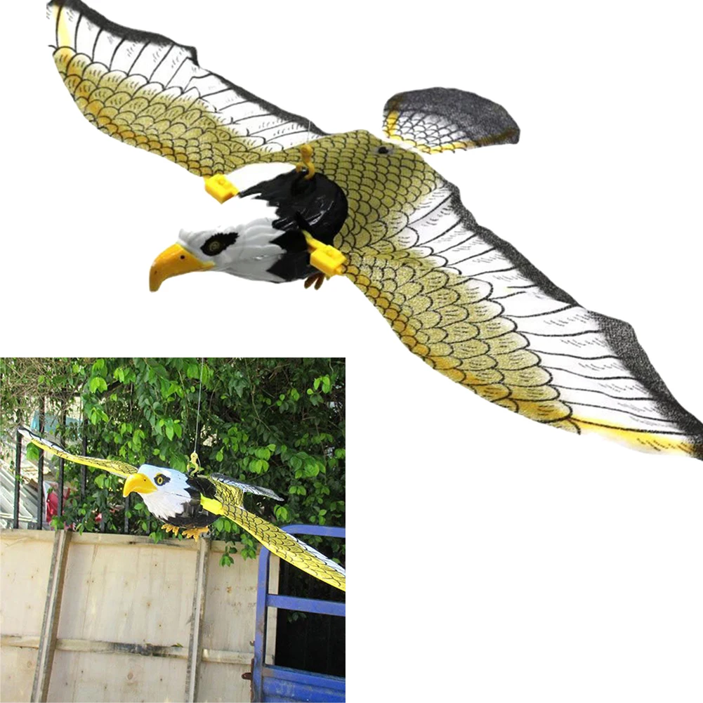 Bird Repellent Eagle Flying Bird Hawk Scarer Deterrent Electric Bird Repeller Hunting Garden Scarecrow Decor Hanging Eagle
Bird Repellent Eagle Flying Bird Hawk Scarer Deterrent Electric Bird Repeller Hunting Garden Scarecrow Decor Hanging Eagle