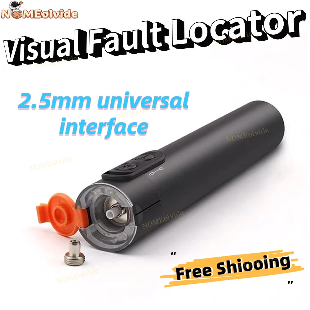 New Lithium Battery FTTH Visual Fault Locator 15KM 20KM 30KM Rechargeable Laser Source VFL 30MW High Quality
New Lithium Battery FTTH Visual Fault Locator 15KM 20KM 30KM Rechargeable Laser Source VFL 30MW High Quality