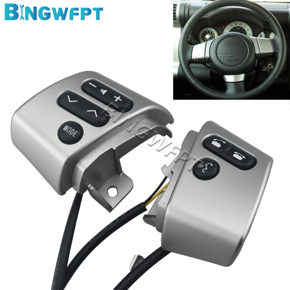 High Qaulity 84250-35070 For Toyota FJ Cruiser 2006-2022 Multifunction Steering Wheel Button Switch Phone Volume Button 
High Qaulity 84250-35070 For Toyota FJ Cruiser 2006-2022 Multifunction Steering Wheel Button Switch Phone Volume Button
