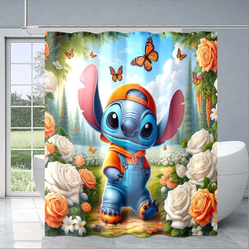 Stitch Shower Curtain Cute Cartoon Anime Waterproof Anti-corrosion Bathroom Accessories Restroom Decoration Home Decor Curtain
Stitch Shower Curtain Cute Cartoon Anime Waterproof Anti-corrosion Bathroom Accessories Restroom Decoration Home Decor Curtain