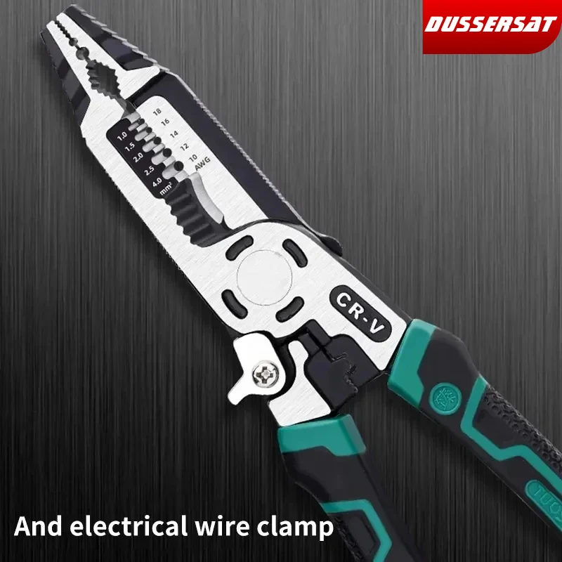 

Crimping Pliers 10 In 1 Wire Cutters Crimping Wire Stripper High Carbon Steel Professional Hand Tools For Electricians