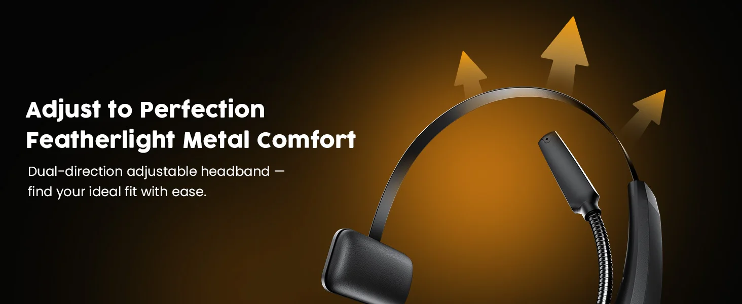 S8bd6823a267248239c5af8cccb544176Q Trucker Bluetooth Headset with Charging Base, Wireless Hands-Free Headset with Noise Canceling Mic & Mute Button, 56Hrs Working