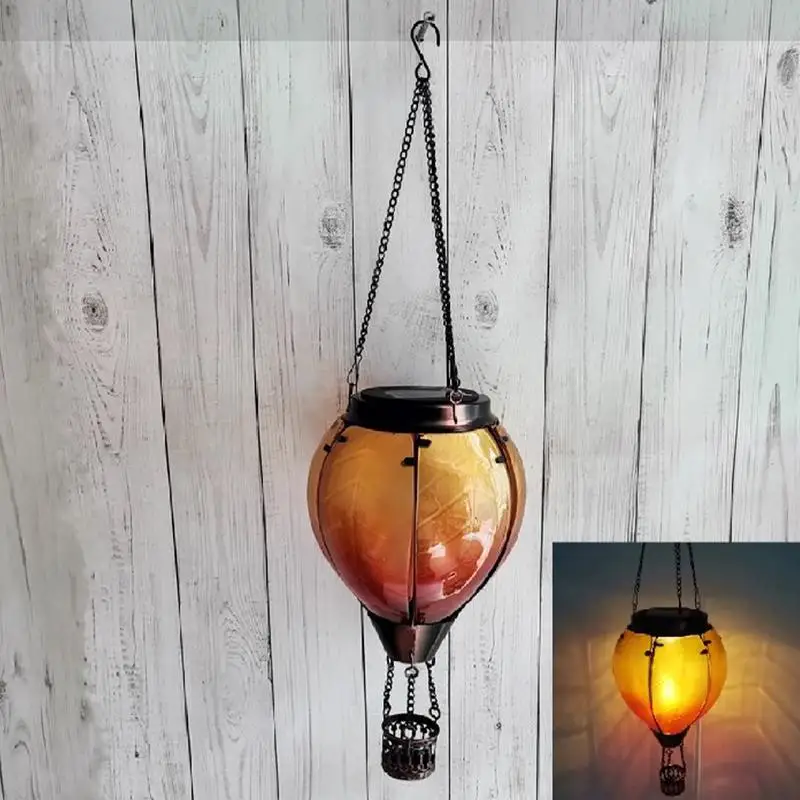 Hot Air Balloon Lantern Solar-Powered LED Lights Hanging ornaments Waterproof Portable Decorative Garden Lighting for outdoor
Hot Air Balloon Lantern Solar-Powered LED Lights Hanging ornaments Waterproof Portable Decorative Garden Lighting for outdoor