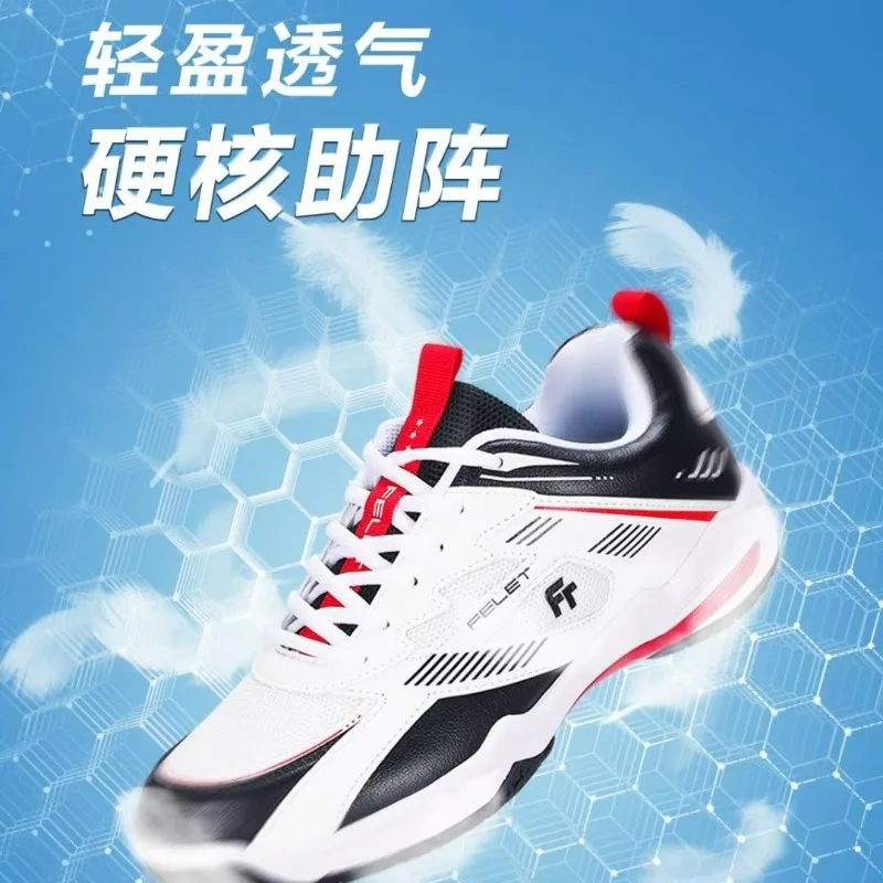 

Professional Tennis Shoes Men Wearable Indoor Sports Shoes Mens Breathable Gym Badminton Shoe Man Hard-Wearing Sneakers