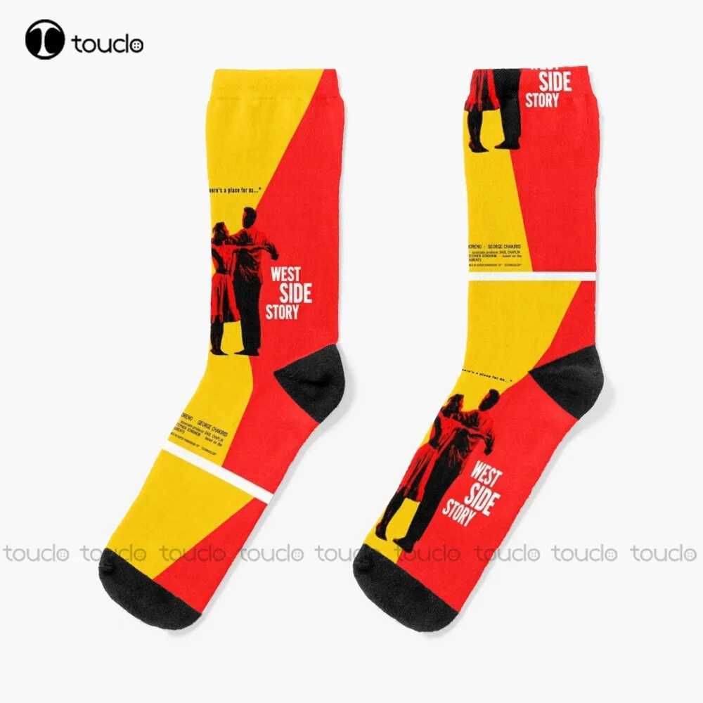 

West Side Story (1961) - Movie Poster Design Socks Black Socks For Women Christmas New Year Gift Street Skateboard Socks 1Pair