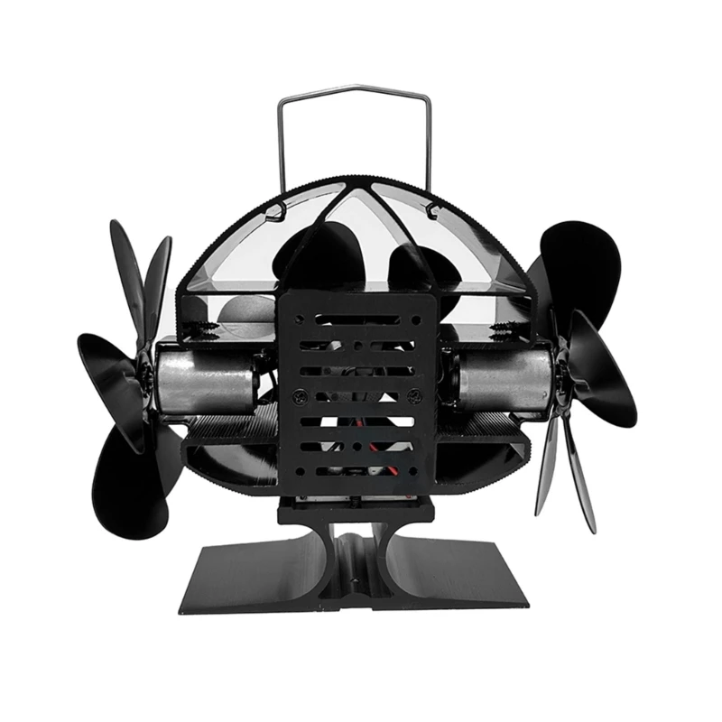 

Self starting Heat Fan Heat Powered Stove Fan Enjoy Comfortable and Energy Efficient Space Environmental friendly Dropship