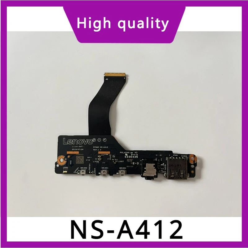 For YOGA 900-13ISK 900-13ISK2 Laptop USB Audio Power Button Board HDMI With Cable BYG40 NS-A411 NS-A412 DA30000FQ30 100% Tested
For YOGA 900-13ISK 900-13ISK2 Laptop USB Audio Power Button Board HDMI With Cable BYG40 NS-A411 NS-A412 DA30000FQ30 100% Tested