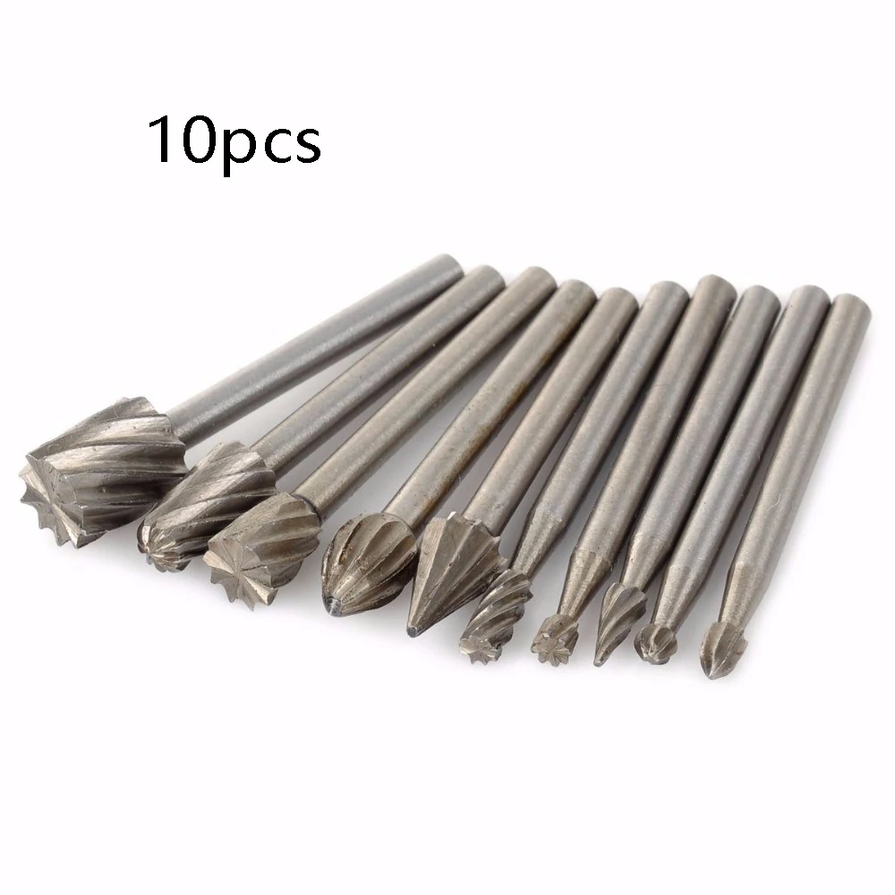 10/6pcs Highspeed Steel Carpentry Rotary File Woodworking Engraving Milling Cutter Electric Grinder Tool Accessories Grinding
10/6pcs Highspeed Steel Carpentry Rotary File Woodworking Engraving Milling Cutter Electric Grinder Tool Accessories Grinding