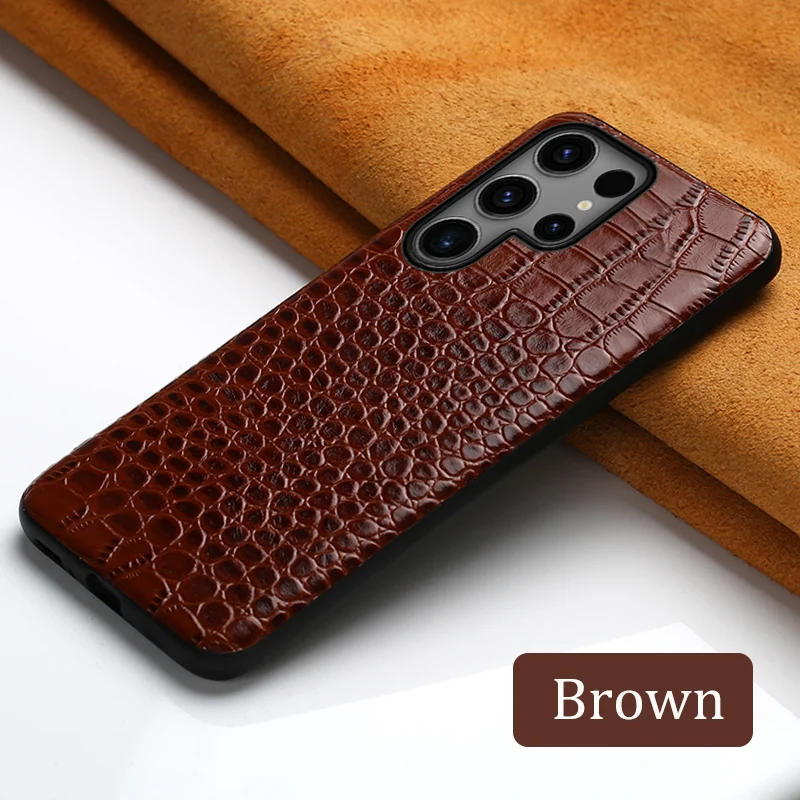 

LANGSIDI New Cowhide Genuine Leather case for Samsung Galaxy s24 ultra s23 s22 s21 Plus a53 a54 s21fe note 20 shockproof fundas