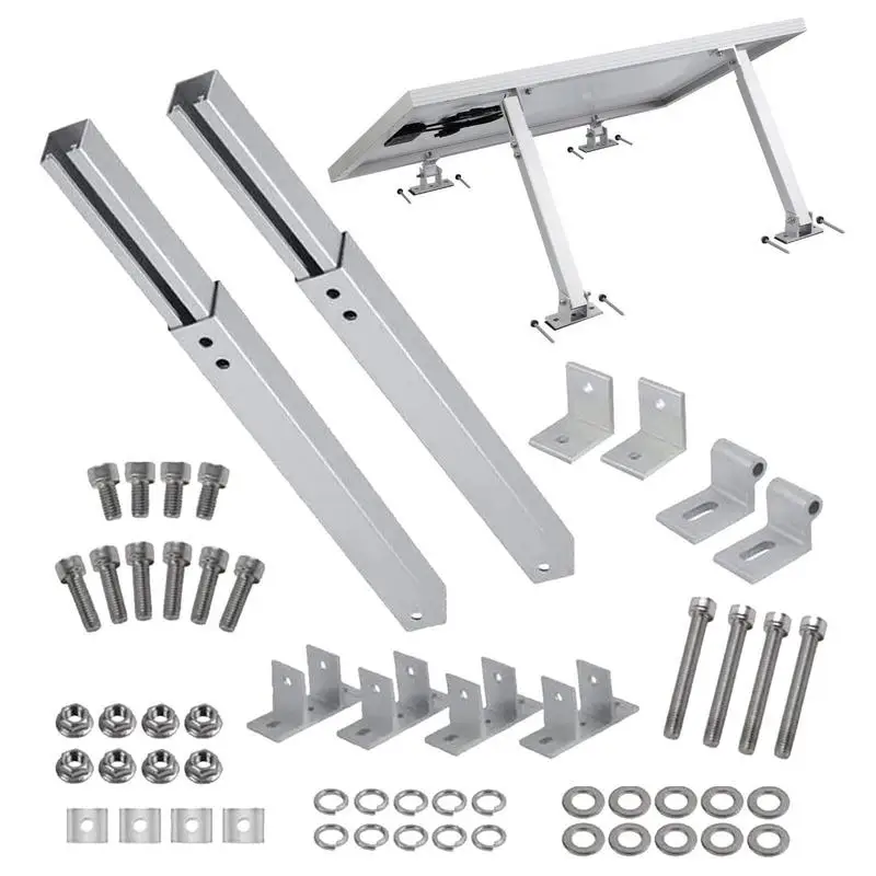 Solar Panel Mounting Brackets Collect Light Solar Holder Mounting Kit Adjustable Aluminum Alloy Bracket For Flat Roof Wall
Solar Panel Mounting Brackets Collect Light Solar Holder Mounting Kit Adjustable Aluminum Alloy Bracket For Flat Roof Wall