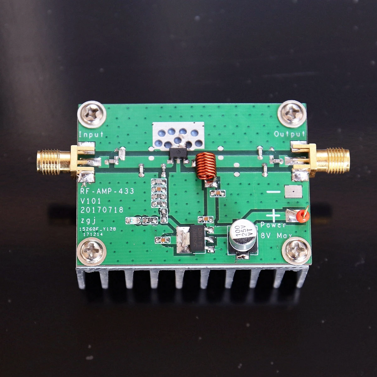 1PCS 433MHz 8W Power Amplifier Board RF HF High Frequency Amplifiers Digital Power Amplificador
1PCS 433MHz 8W Power Amplifier Board RF HF High Frequency Amplifiers Digital Power Amplificador