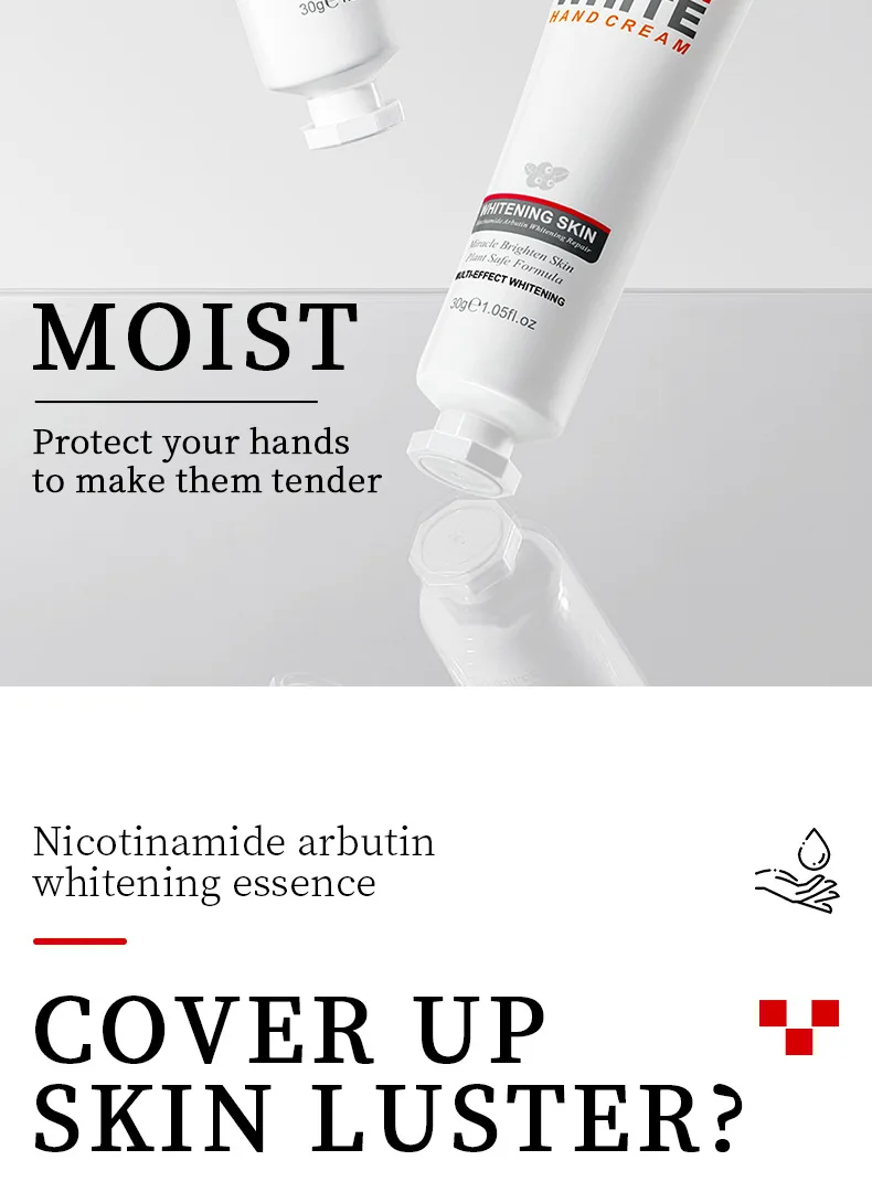 Moisturzing Nicotinamide Arbutin Hand Cream Dry Skin Care Cuticle Oil Whitening Cream Non-Greasy Anti-Aging Natural Hand Cream 2 S8be2302b9efd4d9d8b3949c8e43e4015n