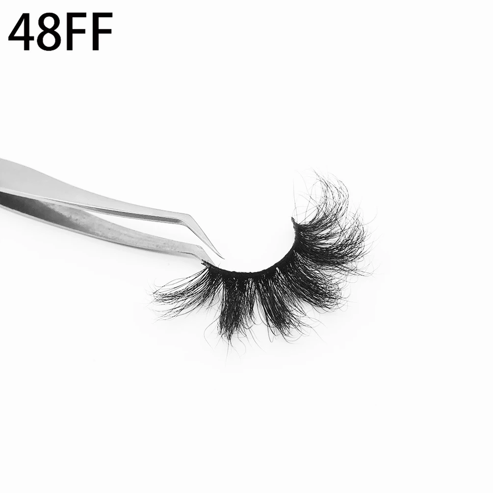 

Black Lenthing 25mm Mink False Eyelashes Private Label Eyelash Makeup Lashes Extension Supplies Custom Make Up Tools Bulk