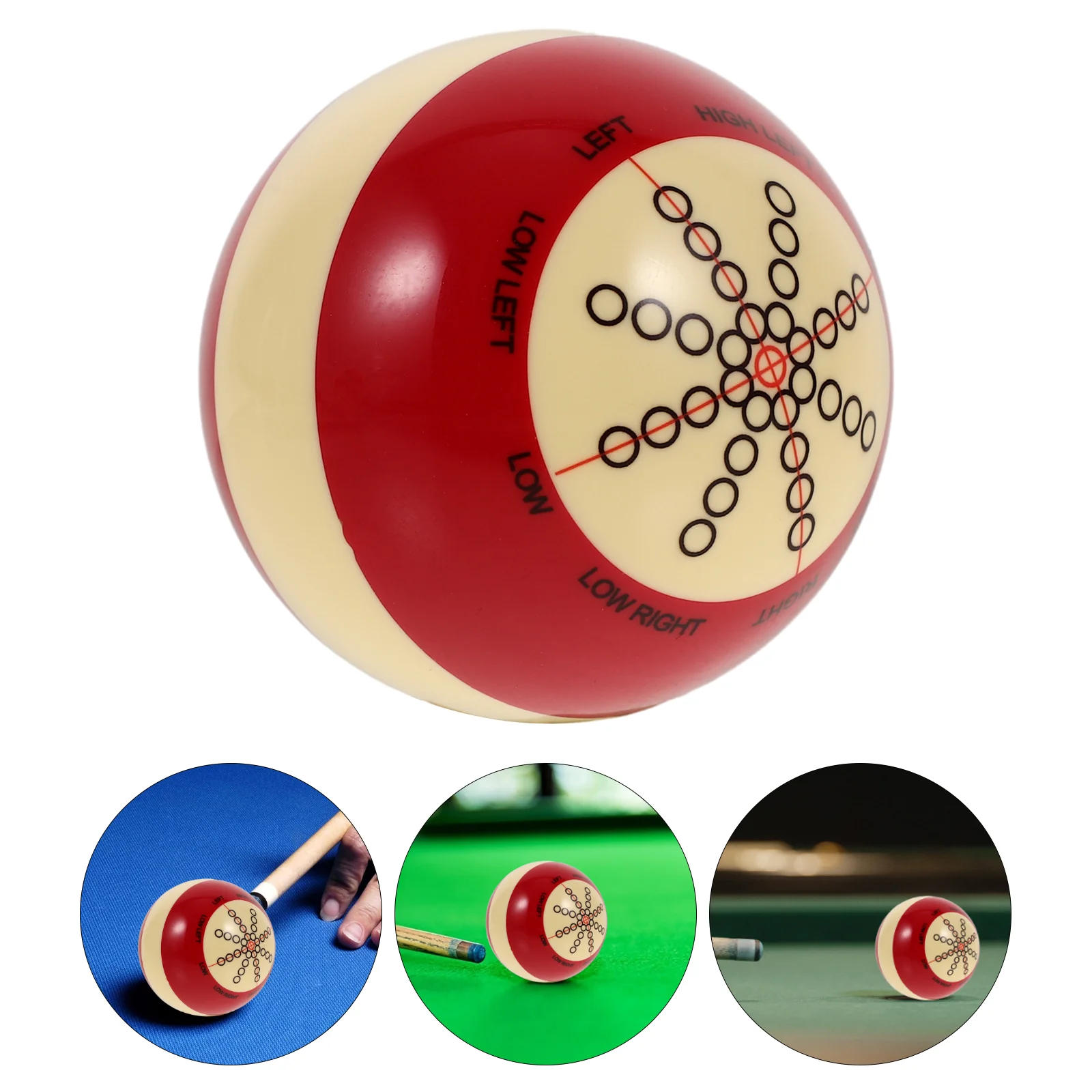 Resin Billiard Ball Reusable Billiard Ball Large Pool Ball with Dots Pattern Cue Ball Billiard Training Equipment for Training
Resin Billiard Ball Reusable Billiard Ball Large Pool Ball with Dots Pattern Cue Ball Billiard Training Equipment for Training