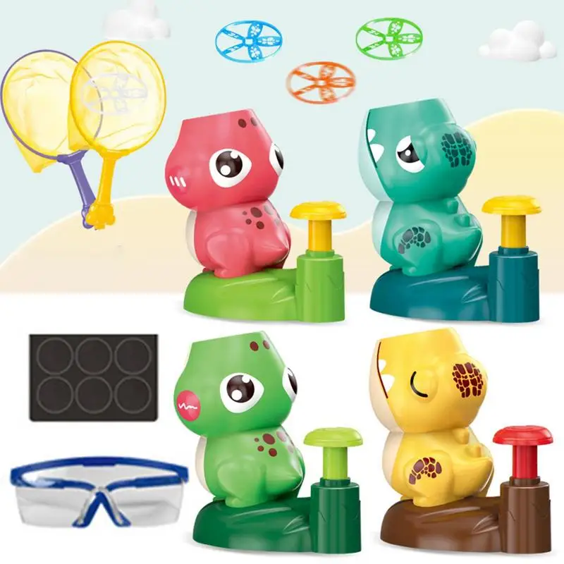 Flying Saucer Shooter Dinosaur Shape Air Rocket Launcher Toy Flying Saucer Foot Launcher Jump Games Children's Toys Gift
Flying Saucer Shooter Dinosaur Shape Air Rocket Launcher Toy Flying Saucer Foot Launcher Jump Games Children's Toys Gift