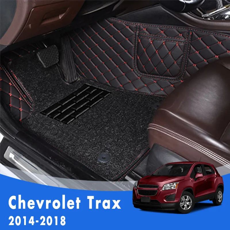 Carpets For Chevrolet Trax 2018 2017 2016 2015 2014 Luxury Double Layer Wire Loop Car Floor Mats Auto Automobile Rugs Covers 
Carpets For Chevrolet Trax 2018 2017 2016 2015 2014 Luxury Double Layer Wire Loop Car Floor Mats Auto Automobile Rugs Covers