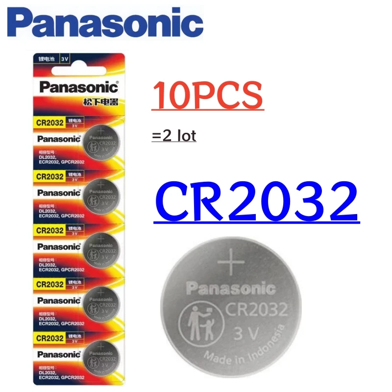 5-50PCS Original PANASONIC CR2032 CR 2032 3V Lithium Battery For Watch Calculator Clock Remote Control Toys Button Coins Cell 5-50PCS Original PANASONIC CR2032 CR 2032 3V Lithium Battery For Watch Calculator Clock Remote Control Toys Button Coins Cell