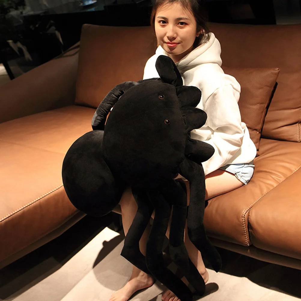 

30/40cm Giant Simulation Spider Stuffed Toys Stuffed Animal Soft Spider Cushion Appease Toy Throw Pillow Kids Scary Horror Toy
