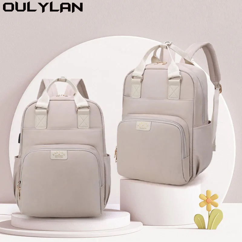 Oulylan Mommy Diaper Bags Baby High Capacity USB Charging Backpack Travel Nappy Bag Multi-function Wet and Dry Separation Bag
Oulylan Mommy Diaper Bags Baby High Capacity USB Charging Backpack Travel Nappy Bag Multi-function Wet and Dry Separation Bag