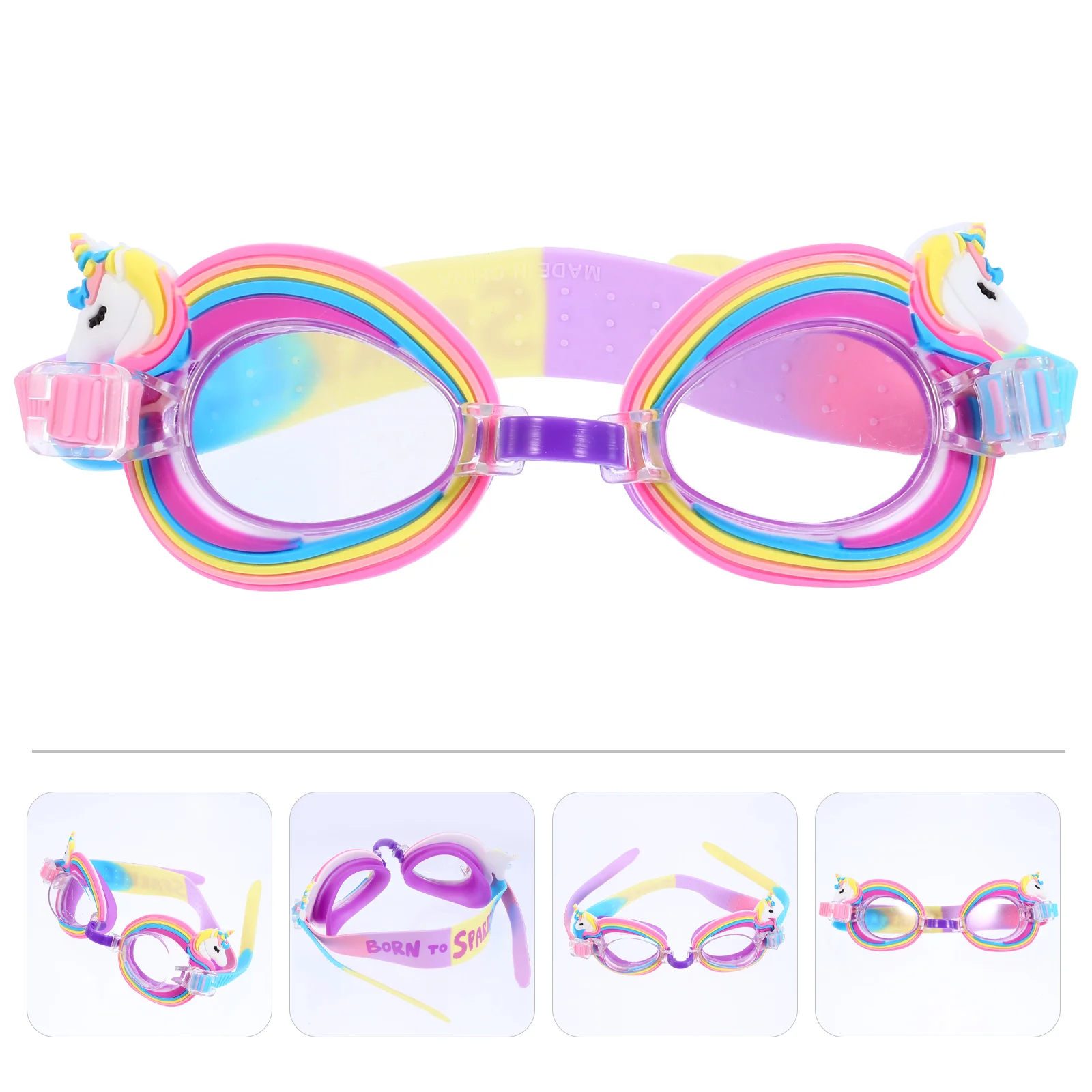 

Goggles Swimming Kids Swim Goggle Glasses Pool Water Anti Fog Toddler Prescription Girls Underwater Unicorn For Child Beach Uv