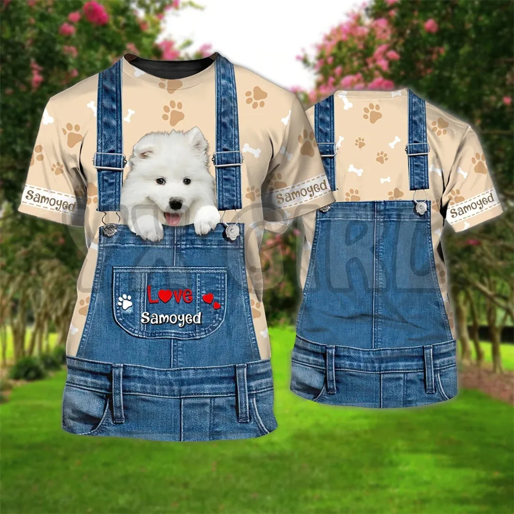 Летняя мода 2022, Мужская футболка, милая Футболка Love Samoyed с 3D-принтом, футболки с забавной собакой, футболки, футболки унисекс
Летняя мода 2022, Мужская футболка, милая Футболка Love Samoyed с 3D-принтом, футболки с забавной собакой, футболки, футболки унисекс