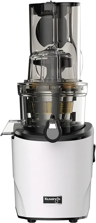 

Kuvings Whole Slow Juicer REVO830W Cold Press Masticating Juicer Machine | Extra Wide 88mm & 48mm Food Chutes | Quiet Strong