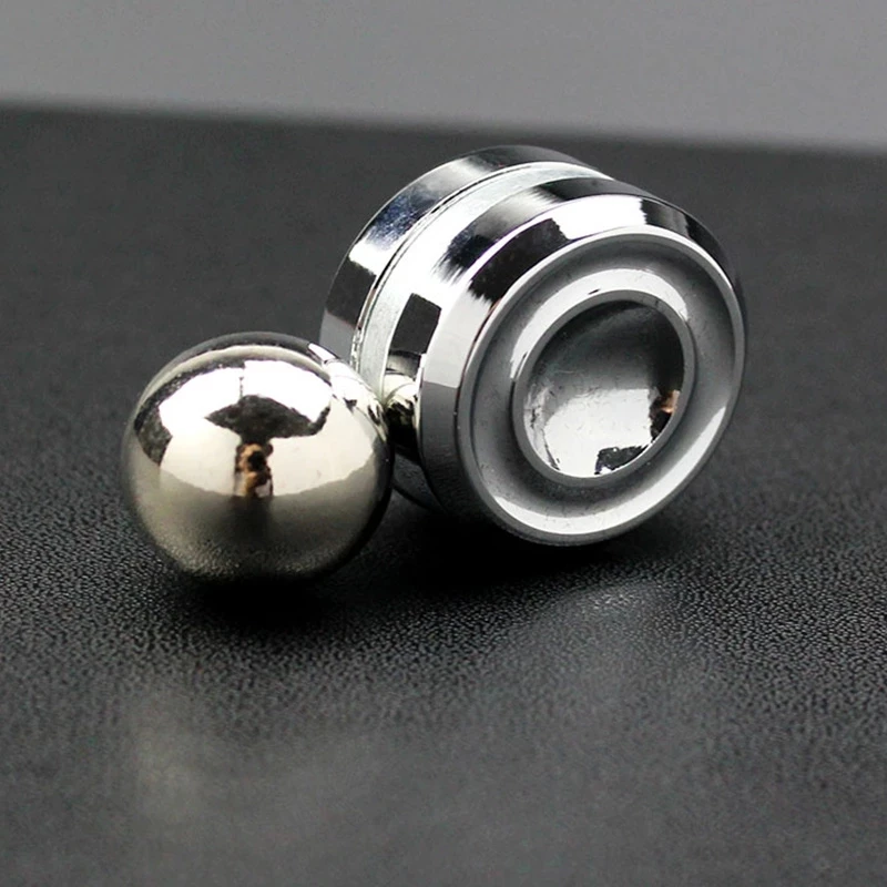 

Adult Desktop Rotary Gyro Stress Relief Metal Kinetic Round Spinner Fidget Toy Decompression Hypnosis Fingertip Toy Kids Gift