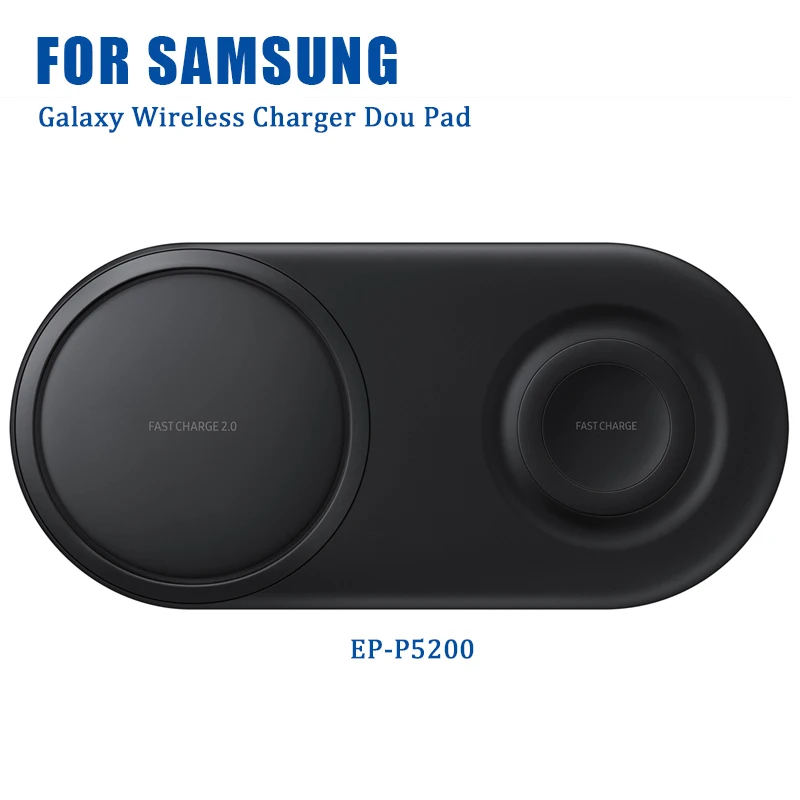 Fast Wireless Charger Double fast charge Pad For Samsung Galaxy S23/S21/S10/S9/S8/Note20+/Smart Watch 3 4 Active 2 Qi EP-P5200
Fast Wireless Charger Double fast charge Pad For Samsung Galaxy S23/S21/S10/S9/S8/Note20+/Smart Watch 3 4 Active 2 Qi EP-P5200