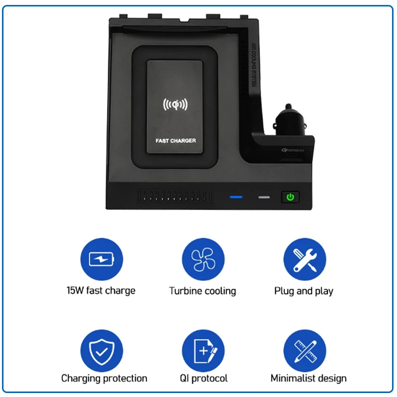 Car Wireless Charger For Mercedes-Benz W205 C43 C63 AMG GLC43 GLC63 X253 C/GLC -Class Mobile Phone USB Charging Pad Accessories
Car Wireless Charger For Mercedes-Benz W205 C43 C63 AMG GLC43 GLC63 X253 C/GLC -Class Mobile Phone USB Charging Pad Accessories