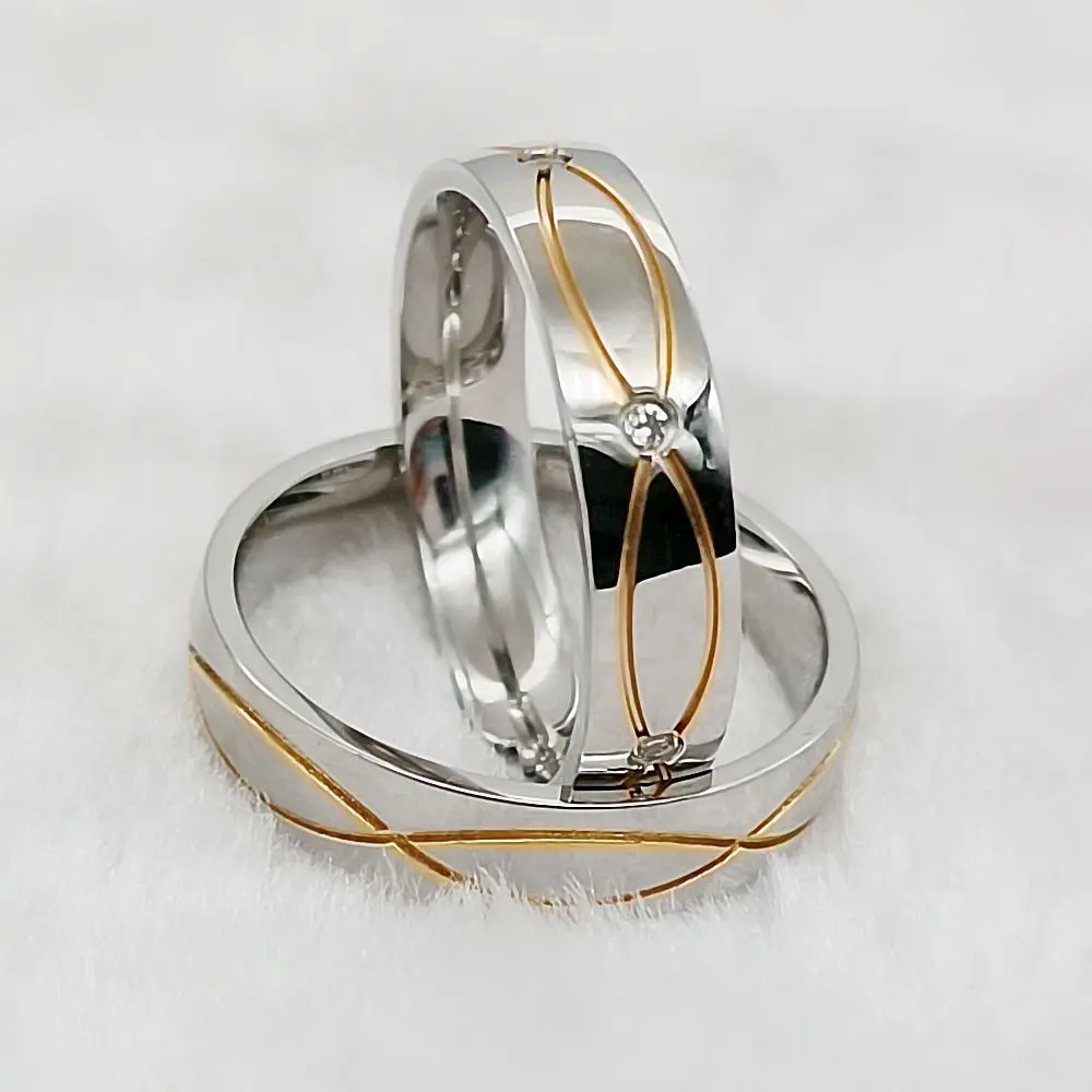 Waterproof Western Eternity Love Design Couples Wedding Rings set For Men and Women Silver Stainless Steel Fashion Jewelry Ring
Waterproof Western Eternity Love Design Couples Wedding Rings set For Men and Women Silver Stainless Steel Fashion Jewelry Ring