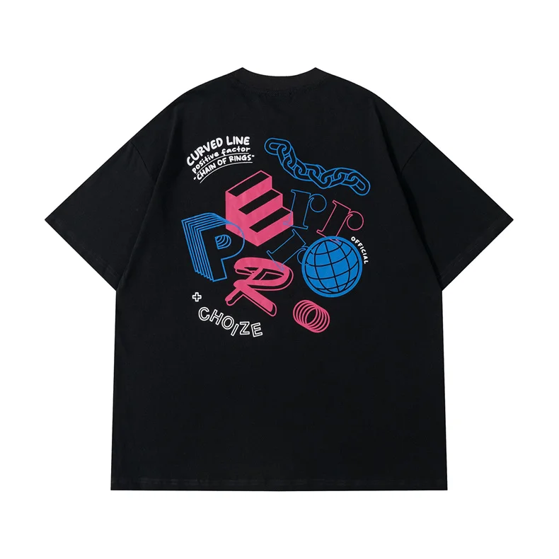 Men T Shirt Hip Hop Streetwear Vintage Funny Print Tshirt for Man Casual Loose Cotton Short Sleeve T Shirt Y2k Clothes Tops Tees
Men T Shirt Hip Hop Streetwear Vintage Funny Print Tshirt for Man Casual Loose Cotton Short Sleeve T Shirt Y2k Clothes Tops Tees