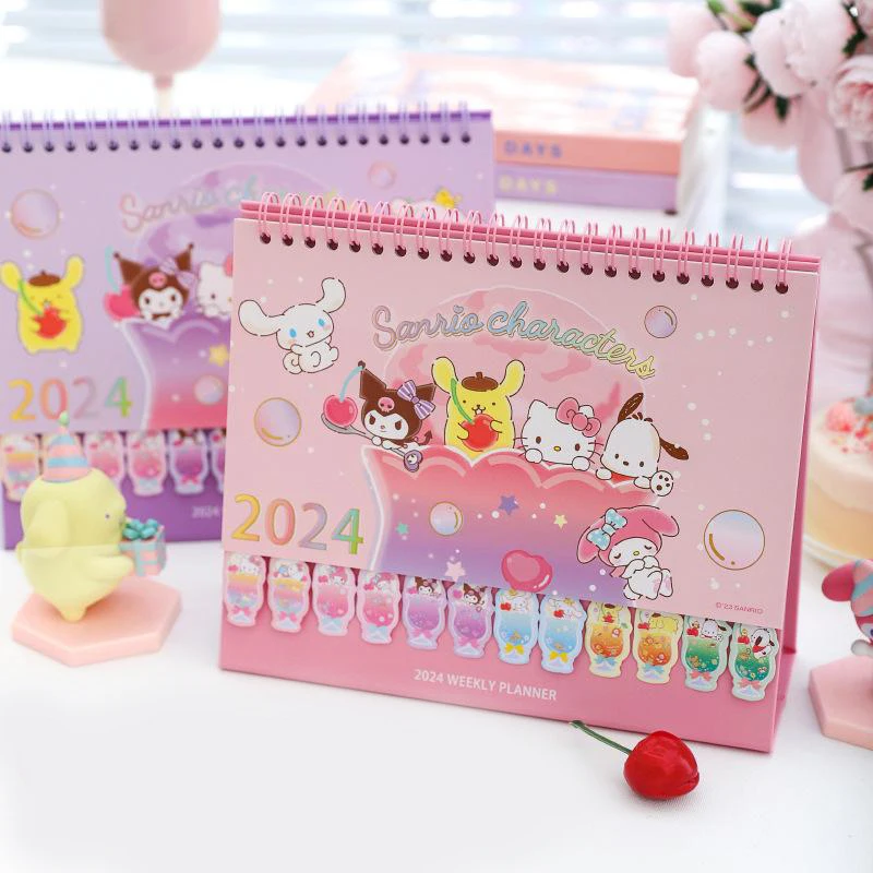 New Kawaii Sanrios Hellokittys Kuromi Mymelody Cinnamoroll Pochacco Pompompurin 2024 Calendar Girl Birthday Gift For Girlfriend
New Kawaii Sanrios Hellokittys Kuromi Mymelody Cinnamoroll Pochacco Pompompurin 2024 Calendar Girl Birthday Gift For Girlfriend