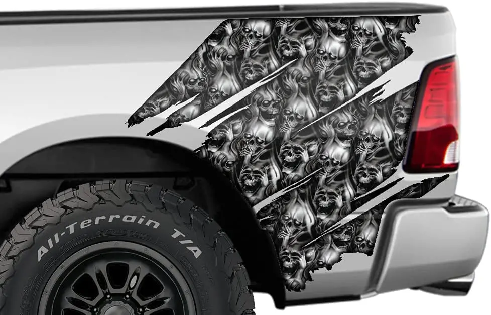 Car-Gear Rear Quarter Panel Graphics kit 3M Vinyl Decal Wrap Compatible with Ram 2009-2018 - Skull
Car-Gear Rear Quarter Panel Graphics kit 3M Vinyl Decal Wrap Compatible with Ram 2009-2018 - Skull