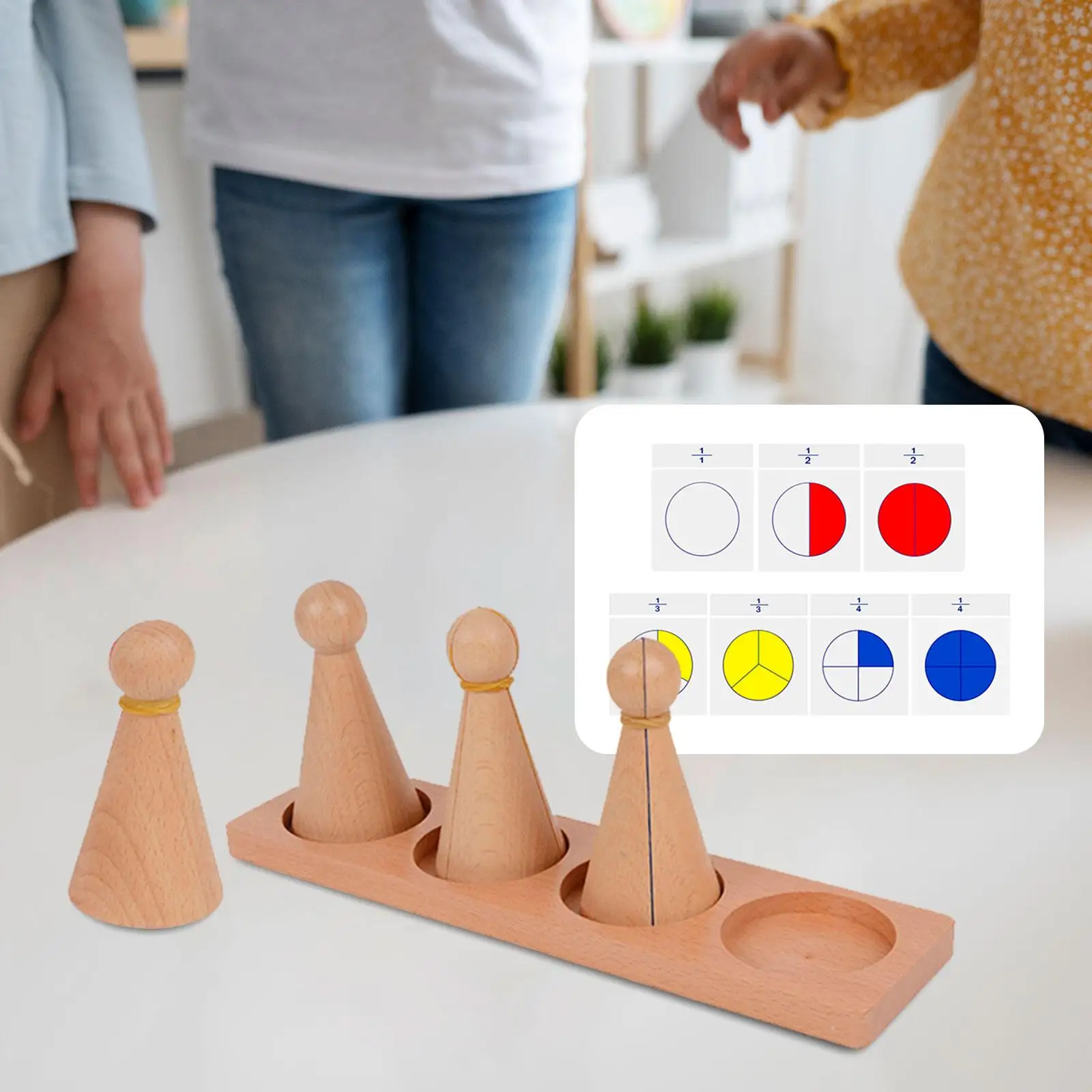 Wooden Math Learning Toys Fractions Learning Toy Math Teaching Tools for Children Boys Girls Age 6 7 8 9 10 Holiday Gifts
Wooden Math Learning Toys Fractions Learning Toy Math Teaching Tools for Children Boys Girls Age 6 7 8 9 10 Holiday Gifts