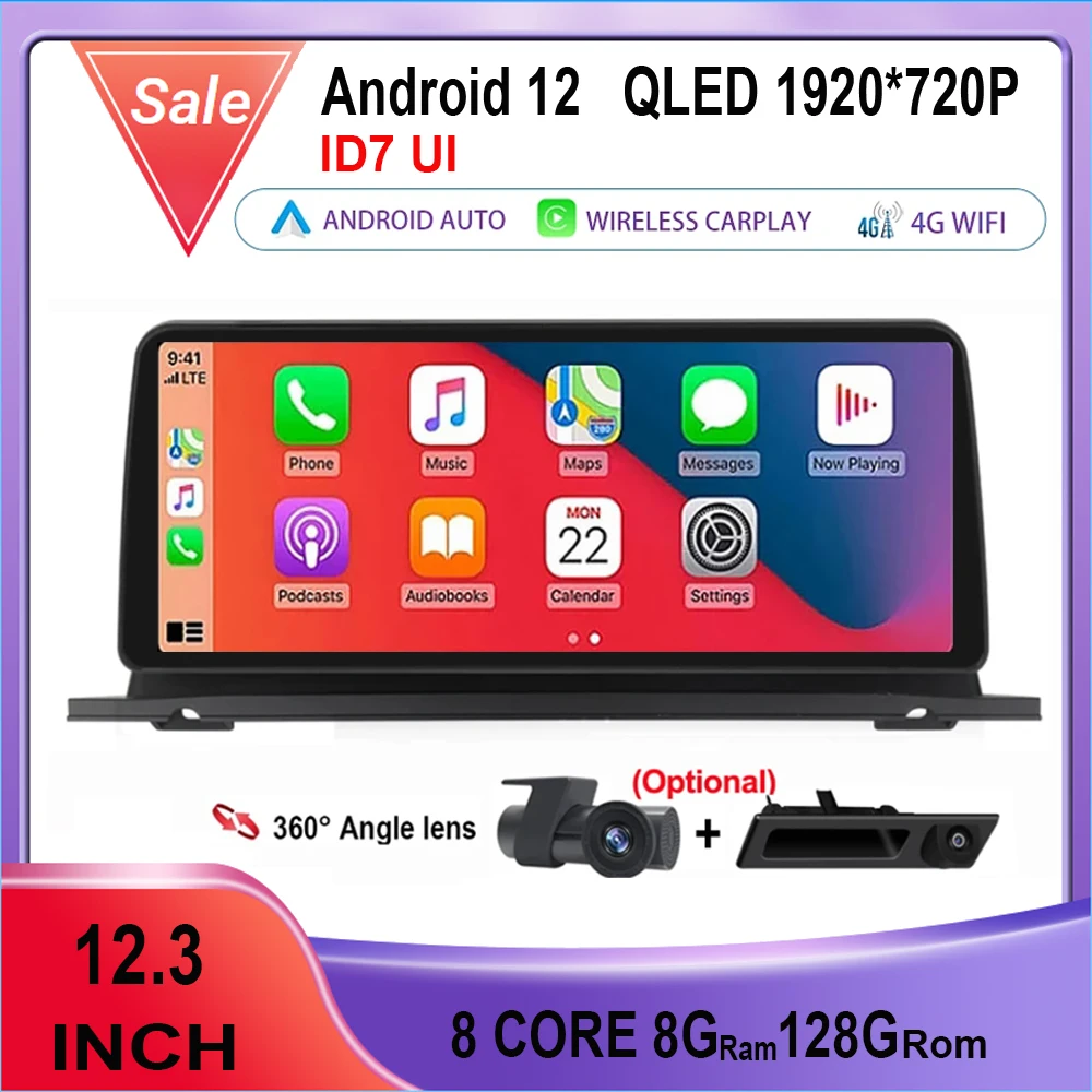 Android13 12.3" Carplay For BMW 5 Series 540 550 F07 GT 2011 - 2018 CIC NBT Car Navigation Radio 4G LTE 1920X720 Headunit GPS
Android13 12.3" Carplay For BMW 5 Series 540 550 F07 GT 2011 - 2018 CIC NBT Car Navigation Radio 4G LTE 1920X720 Headunit GPS