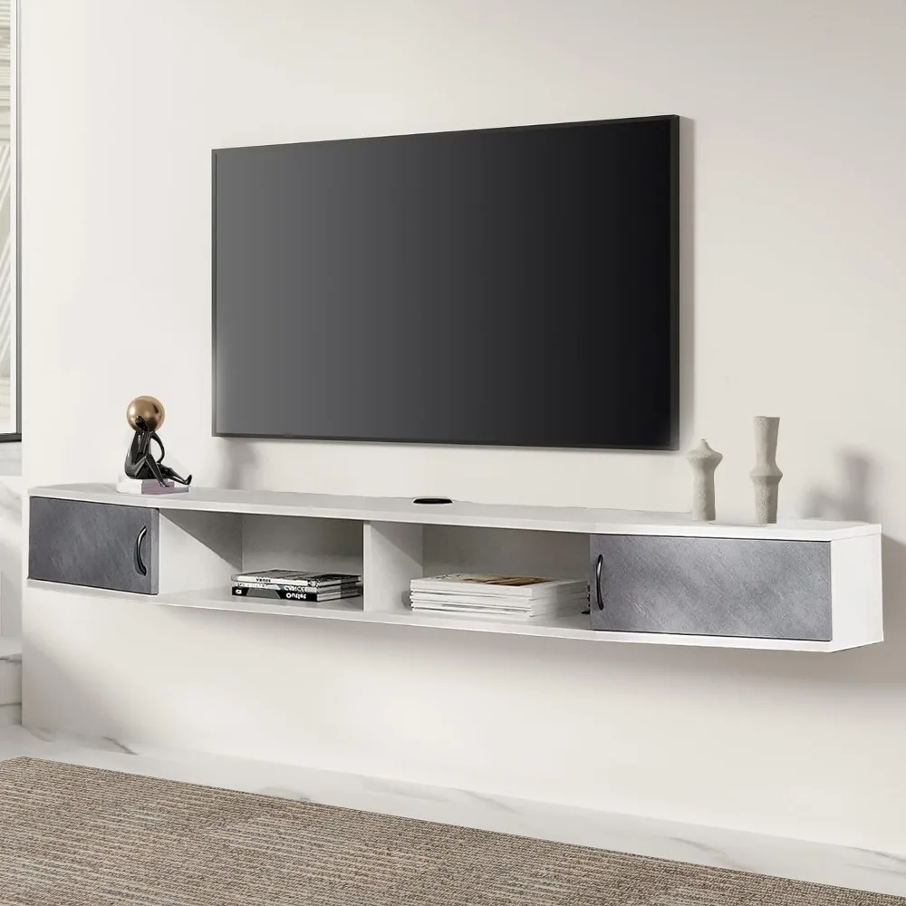 Wall TV Stand with Power Outlets, Floating TVs Stand Component Shelf for 70 Inches TVs, Wall TV Stand
Wall TV Stand with Power Outlets, Floating TVs Stand Component Shelf for 70 Inches TVs, Wall TV Stand