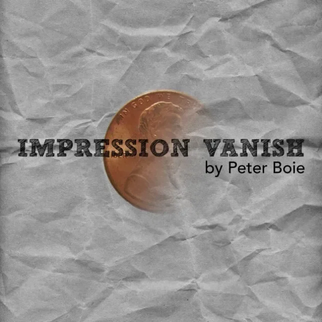 

Волшебные фокусы Impression Vanish от Питера боя, магия, волшебство, волшебники, реквизит, иллюзии, подвески + учебное пособие