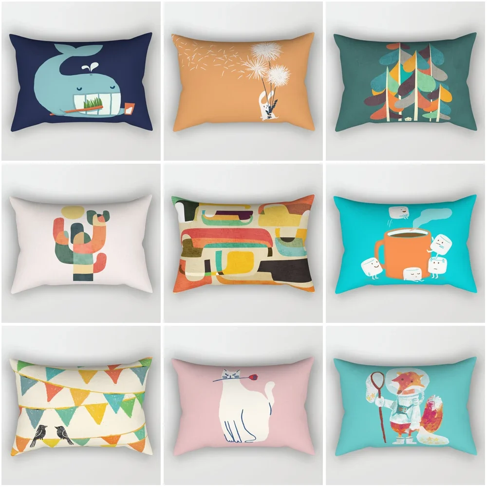 Decorative home throw pillows case for sofa cushion cover nordic 40x60cm 30*50cm 40*60 30x50 abstract animation cute Geometric 
Decorative home throw pillows case for sofa cushion cover nordic 40x60cm 30*50cm 40*60 30x50 abstract animation cute Geometric