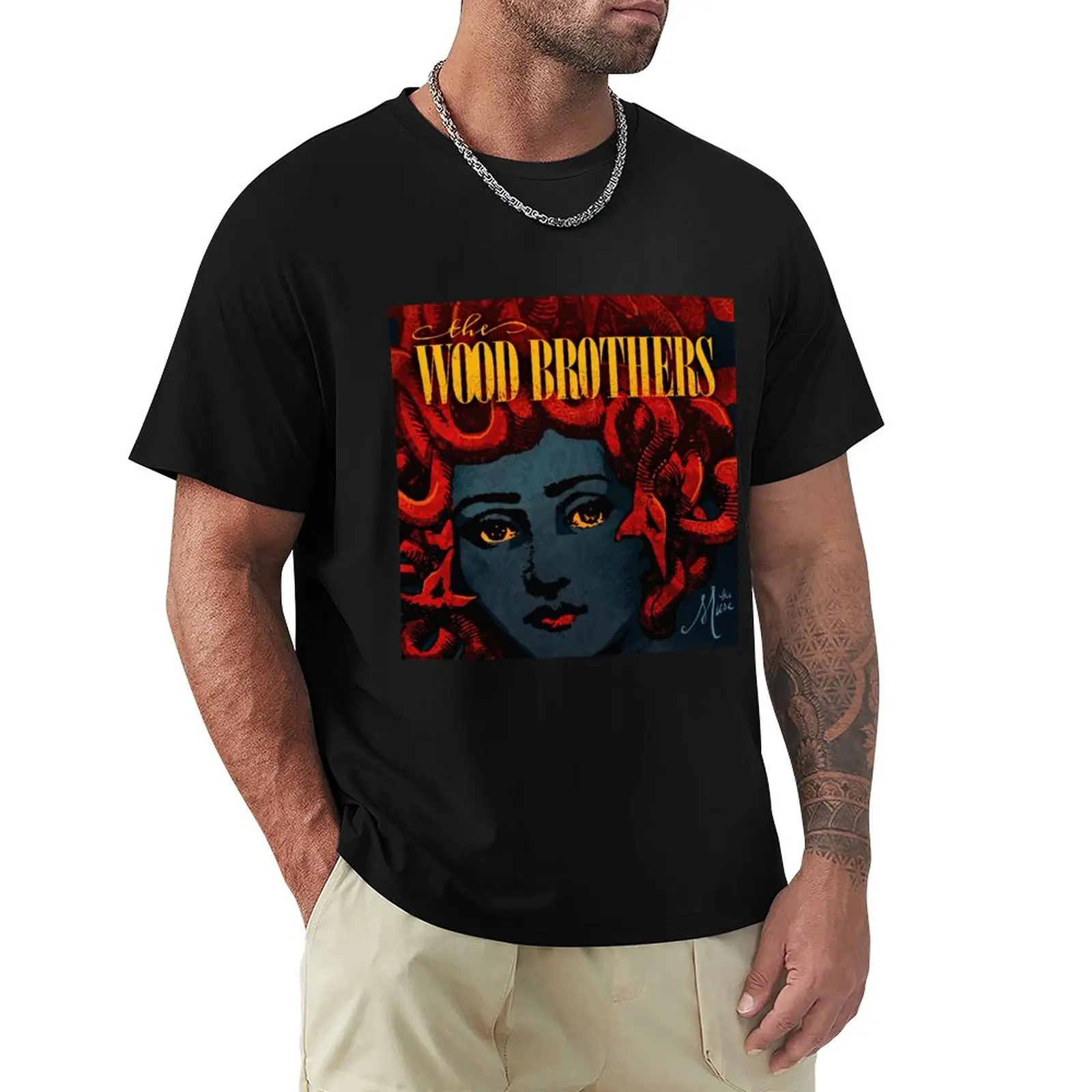 Футболка "The Wood Brothers", топы, футболка оверсайз, аниме одежда, новое издание, футболка, дизайнерская футболка для мужчин
Футболка "The Wood Brothers", топы, футболка оверсайз, аниме одежда, новое издание, футболка, дизайнерская футболка для мужчин