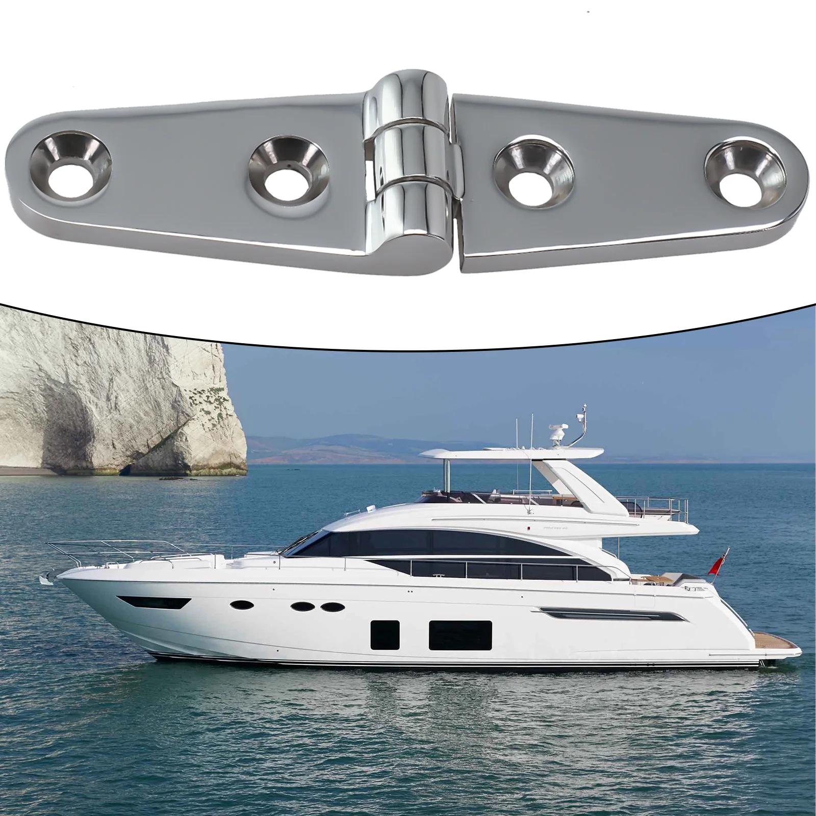 Marine Grade Stainless Steel Hinge Strap Butt Hinges 316 A4 For Mirror-like Appearance Hatch Door Cabinet
Marine Grade Stainless Steel Hinge Strap Butt Hinges 316 A4 For Mirror-like Appearance Hatch Door Cabinet