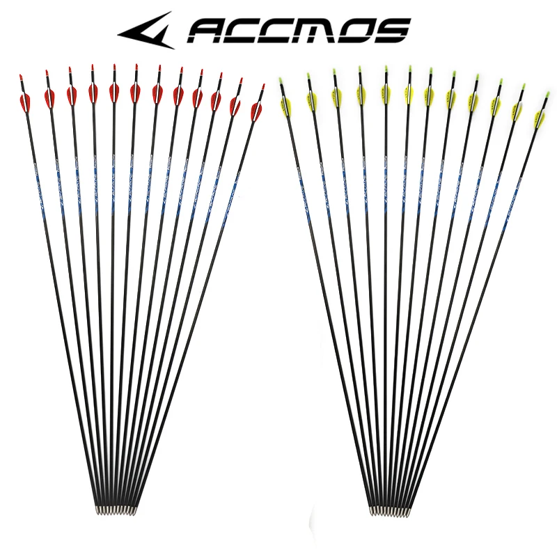 6/12pcs ID 4.2mm Pure Carbon Arrow Spine 300 350 400 500 600 700 800 900 1000 Archery Hunting Shooting Accessories
6/12pcs ID 4.2mm Pure Carbon Arrow Spine 300 350 400 500 600 700 800 900 1000 Archery Hunting Shooting Accessories