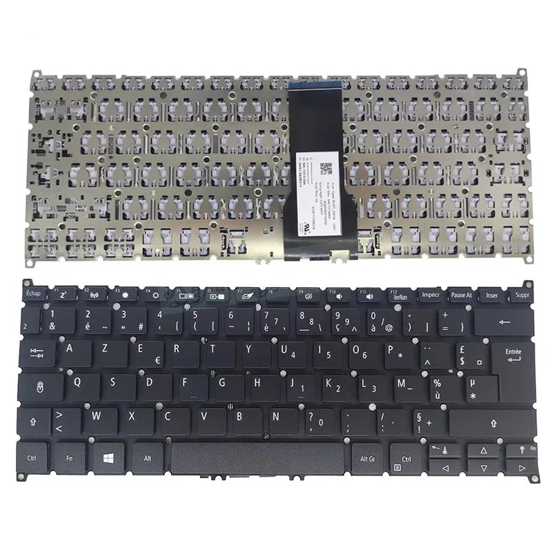 

For New Acer Spin 3 SP314-51 52 Spin5 SP513-52 52N SP513-53 53N SV3T-A81B French Laptop Keyboard