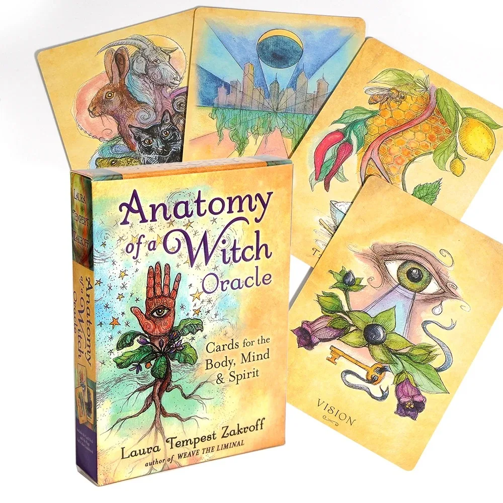 Newest 48 Cards Anatomy of a Witch Oracle Cards for the Body Mind Spirit celebrates the Witch’s body unites the material an
Newest 48 Cards Anatomy of a Witch Oracle Cards for the Body Mind Spirit celebrates the Witch’s body unites the material an
