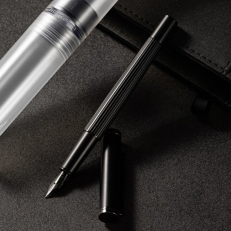 

Luxury Black Sea Series Fountain Pen Business Office Exquisite Metal 0.5mm Iraurita Nib Ink Calligraphy Writing Pens Stationery