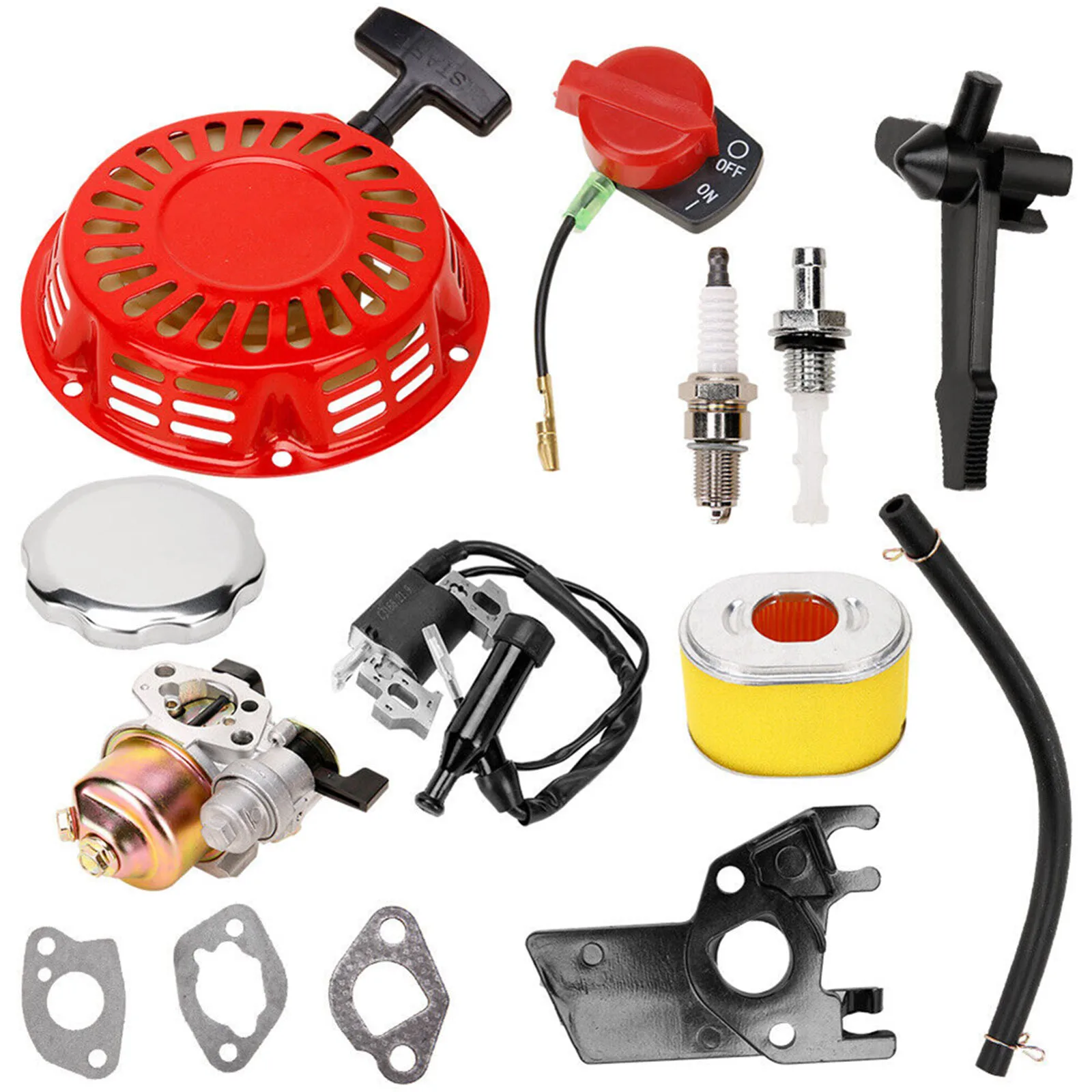 Recoil Carburetor Ignition Coil Filter Parts For Honda GX160 GX140 GX200 5.5HP Lawn Mower Parts Garden Power Tools Accessories
Recoil Carburetor Ignition Coil Filter Parts For Honda GX160 GX140 GX200 5.5HP Lawn Mower Parts Garden Power Tools Accessories